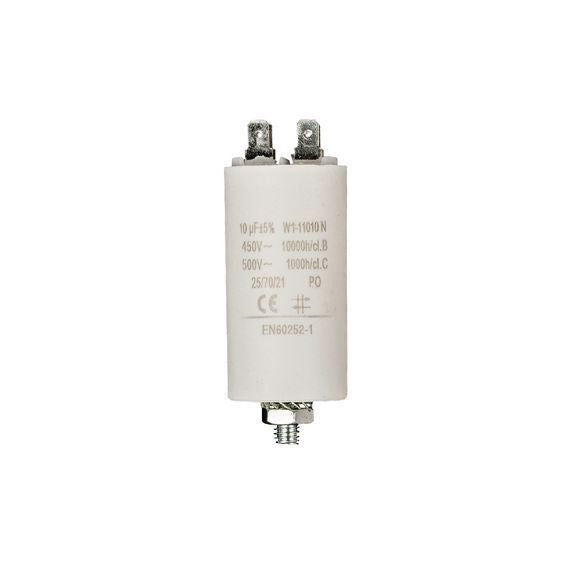 Condensatore 10uF 450V con terminale M8 Condensatore 10uF 450V con terminale M8